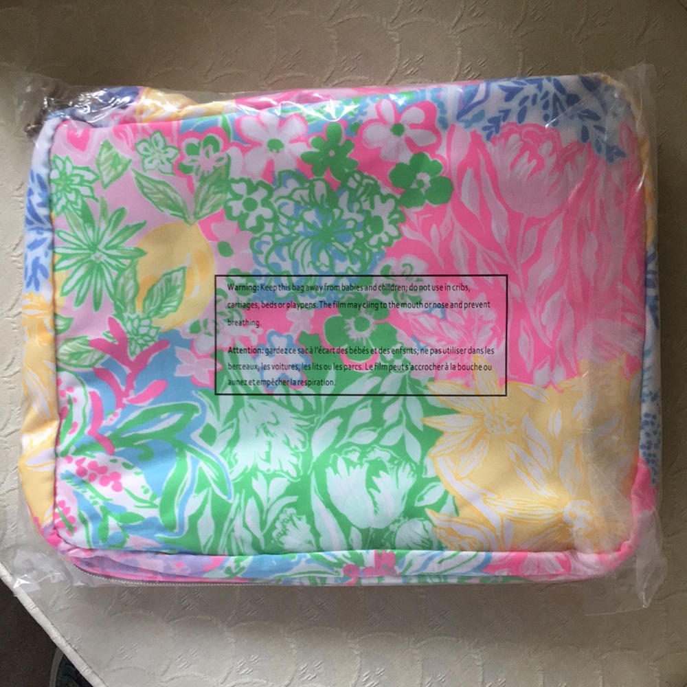 NWT Lilly Pulitzer Packing Cubes Bright Delight set of 2 GWP - Picture 11 of 11